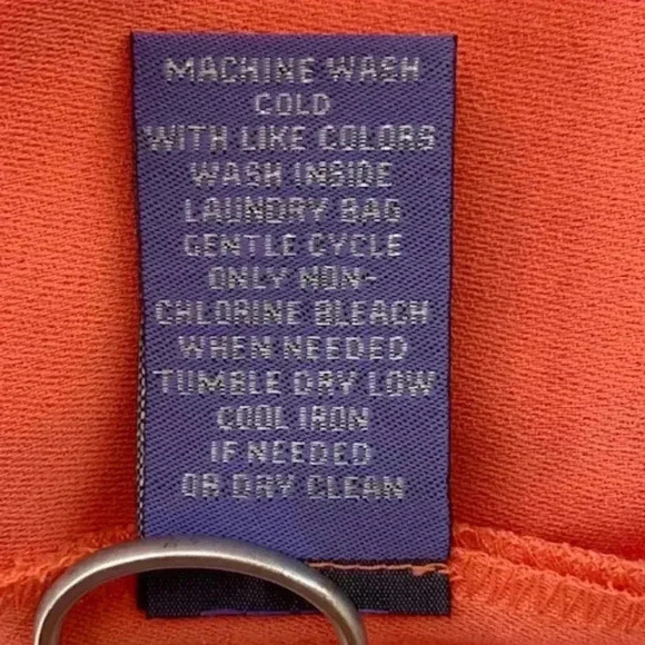 Vivienne Tam Sleeveless Peach Color V-Neck Blouse Size S - Picture 6 of 9